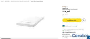 muebles y colchones - COLCHON EXTENDIBLE DE IKEA, LLEGA A TWIN DE BEBE A