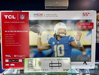 tv - TELEVISORES TCL DE 55 PULGADAS GOOGLE TV CONTROL POR VOZ 4K ULTRA HD 2026 NUEVA 