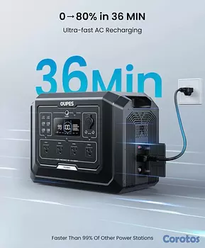 otros electronicos - oupes mega 1 generador portátil 200W 