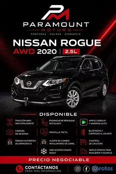 jeepetas y camionetas - 🚘 NISSAN ROGUE AWD 2020