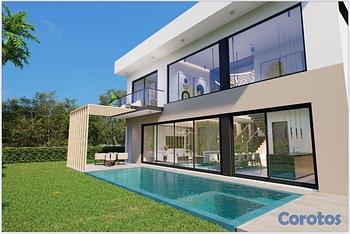 casas vacacionales y villas - venta de Villa de lujo en playa nueva Romana República Dominicana 