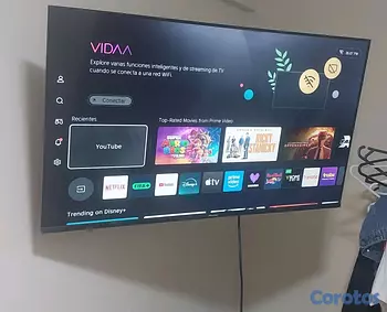 electrodomesticos - televisor hisense de 43 pulgadas con su base y control
