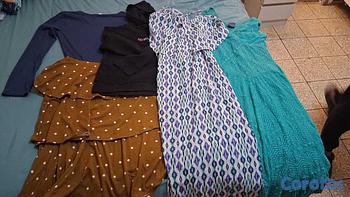ropa para mujer - 92 piezas de ropa de mujer: zapatos, faldas, blusa