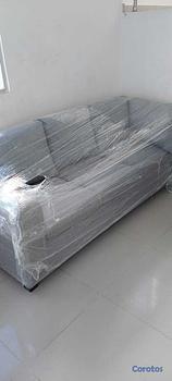muebles y colchones - Sofá modular moderno en excelente estado – ¡Como n