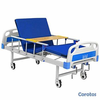Salud y Equipamiento Médico - Cama de hospital manual nueva 