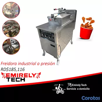 equipos profesionales - Freidora a presion industrial de gas pollo papas