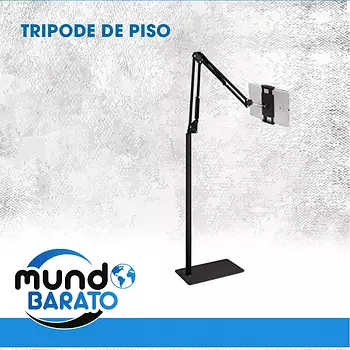 celulares y tabletas - TRIPODE DE PISO PARA TABLET Y TELEFONOS CELULARES