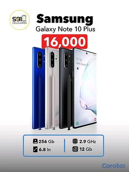 celulares y tabletas - SAMSUNG GALAXY NOTE 10 PLUS