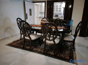 muebles y colchones - juego de comedor de caoba nuevo