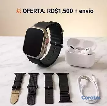 accesorios para electronica - 📱⌚ Smartwatch Ultra 9 + Audífonos Bluetooth