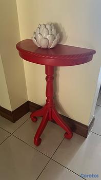 muebles y colchones - Mesa de pared caoba