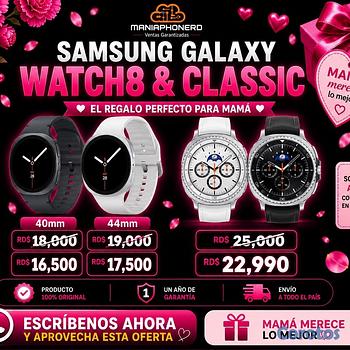 otros electronicos -  OFERTA DÍA DE LAS MADRES – Samsung Galaxy Watch8 & Classic 