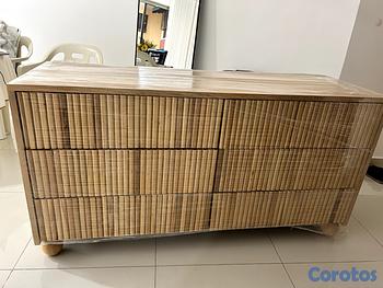 muebles y colchones - Gavetero Roble Boliviano Size Queen