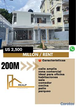 casas - hermosa casa en renta de oportunidad en el millón 