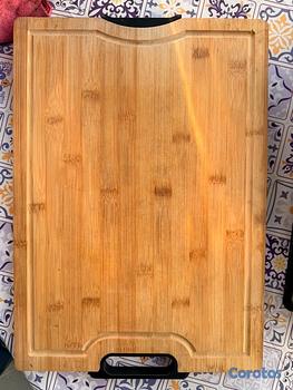 cocina - tabla de cortar de madera grande