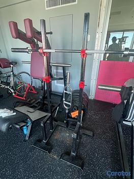 Artículos Deportivos - Set Soportes para barras 61” hierro Gimnasio