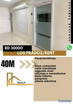oficinas y locales comerciales - Alquiler en los Prados 