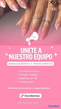 empleos disponibles - Manicurista completa 
