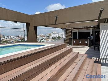 apartamentos - BELLA VISTA SUR 107 MTS ACEPTAN MASCOSTA AMUEBLADO Y AMPLIO APARTAMENTO TORRE 