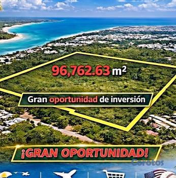 solares y terrenos - Terreno 96,500 m² en Boca Chica: tu gran inversión