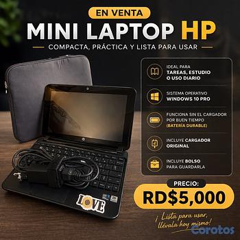 computadoras y laptops - Mini Laptop HP en Venta 
