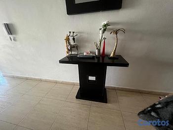 muebles y colchones - Mesa de Entrada Negra