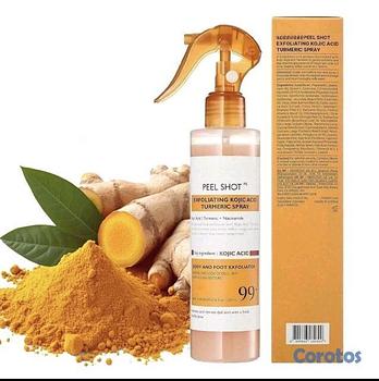 salud y belleza - Spray Exfoliante de Curcuma
