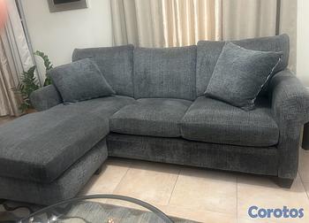 muebles y colchones - sofa tipo L de tres puestos 