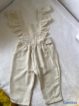 ropa y zapatos - enterizo para bebés 6-18 meses en tela de lino 600$ pesos 