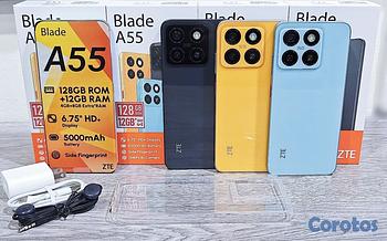 celulares y tabletas - ZTE BLADE A55 NUEVO DE CAJA DE 128GB 12GB RAM 