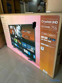 electrodomesticos - Tv samsung de 75”
Du7200
Bluetooth 
Sin bordes 
Base de pared gratis 
*50.500*