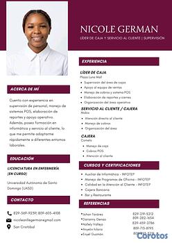 candidatos - Empleo inmediato \CAJERA U SERVICIO AL CLIENTE 