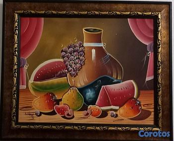 arte y antigüedades - VENDO CUADRO FRUTERO 30¨X  40¨