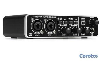 camaras y audio - Interfaz de audio profesional U-PHORIA UMC202HD