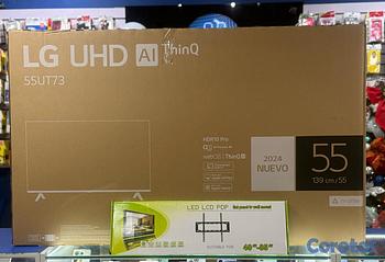tv - SMAR TV LG DE 55 UT7300 PULGADAS UHD AI THINQ CON CONTROL MAGICO 4K 2025 NUEVA