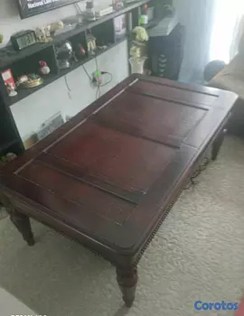 muebles y colchones - mesa de caoba 