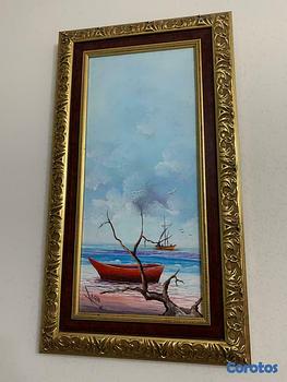 arte y antigüedades - Cuadro Pintor Lazaro