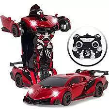 juguetes - CARRO TRANSFORME POWER REMOTE CONTROL OF THE ROBOT