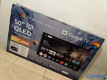 tv - Televisor TecnoMaster QLED HDR 4K “50”Pulgadas + Google TV Modelo 2026