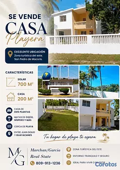 casas vacacionales y villas - TU HOGAR DE PLAYA TE ESPERA DE OPORTUNIDAD CASA EN ZONA ESTE DEL PAIS RD