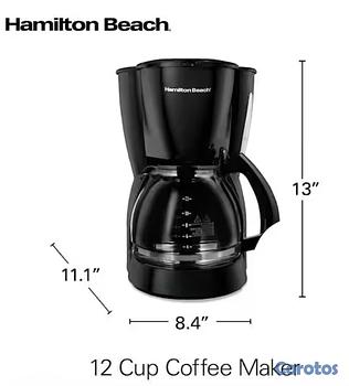electrodomesticos - Cafetera de 12 tazas Hamilton Beach
