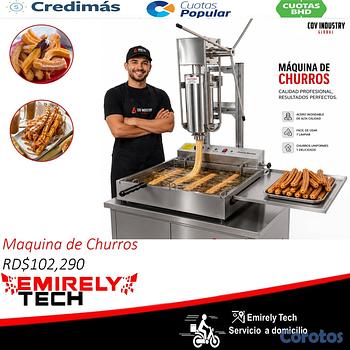 equipos profesionales - Maquina dispensadora freidora de churros