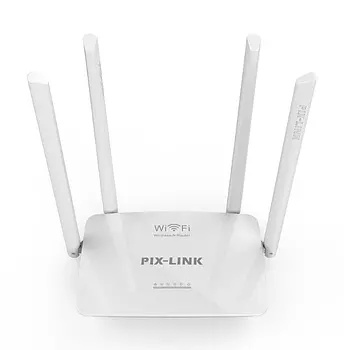 otros electronicos - Router WiFi inalámbrico WR08 de 300Mbps, 4 antenas inteligentes enrutador