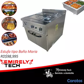 equipos profesionales - Estufa tipo baño maria cocina a vapor