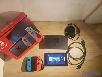 consolas y videojuegos - Nintendo Switch con Magia ✨ 256GB + Dock + Caja + Juegos 🎮 NEGOCIABLE🔥