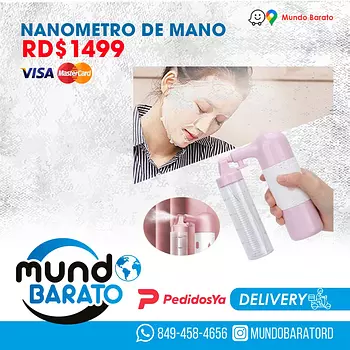 salud y belleza - Máquina de belleza de inyección de oxígeno de alta presión. Nanometro de mano.
