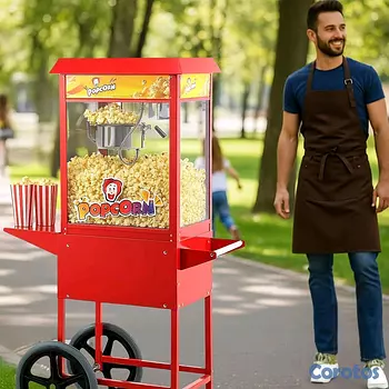 negocios en venta - 🍿🔥 Carrito de palomitas de maíz industrial para emprendedores, eventos y mucho