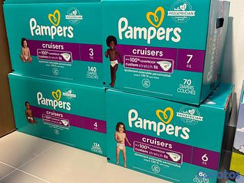 cuidado y nutricion - Cajas pampers cruisers