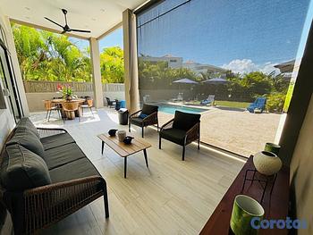 casas vacacionales y villas - venta de Villa de lujo con piscina y amueblada en Juan dolió metro country club 