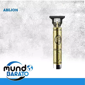 salud y belleza - Abejon dorado gold, calvo, corte al cero, recargable, sin cable. Afeitadora ANDI